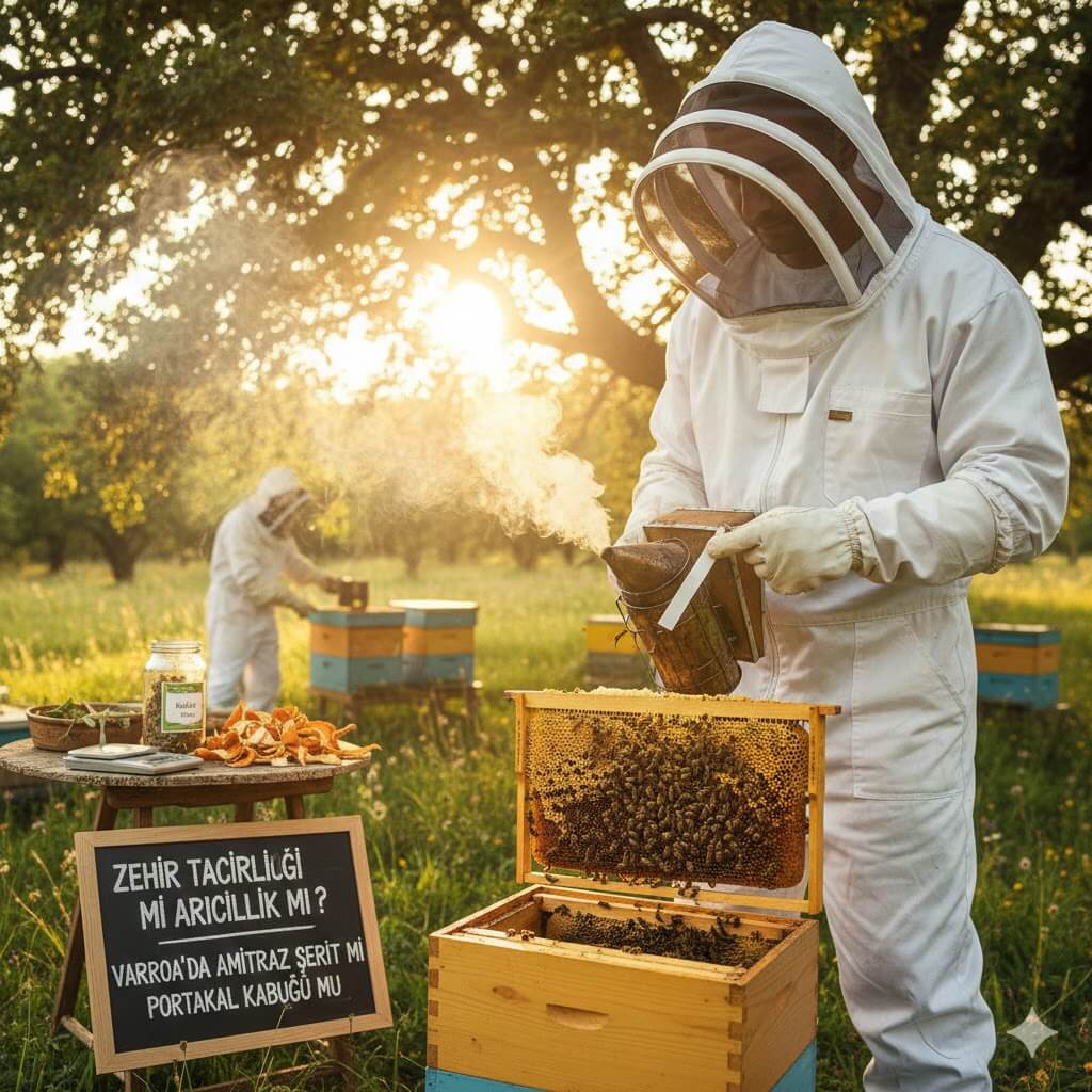 Arıcılıkta varroa'da amitraz şerit ve portakal kabuğu ile doğal mücadele yöntemlerinin karşılaştırılması